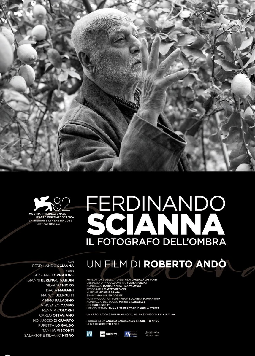 Locandina Ferdinando Scianna – Il fotografo dellombra di R. Ando