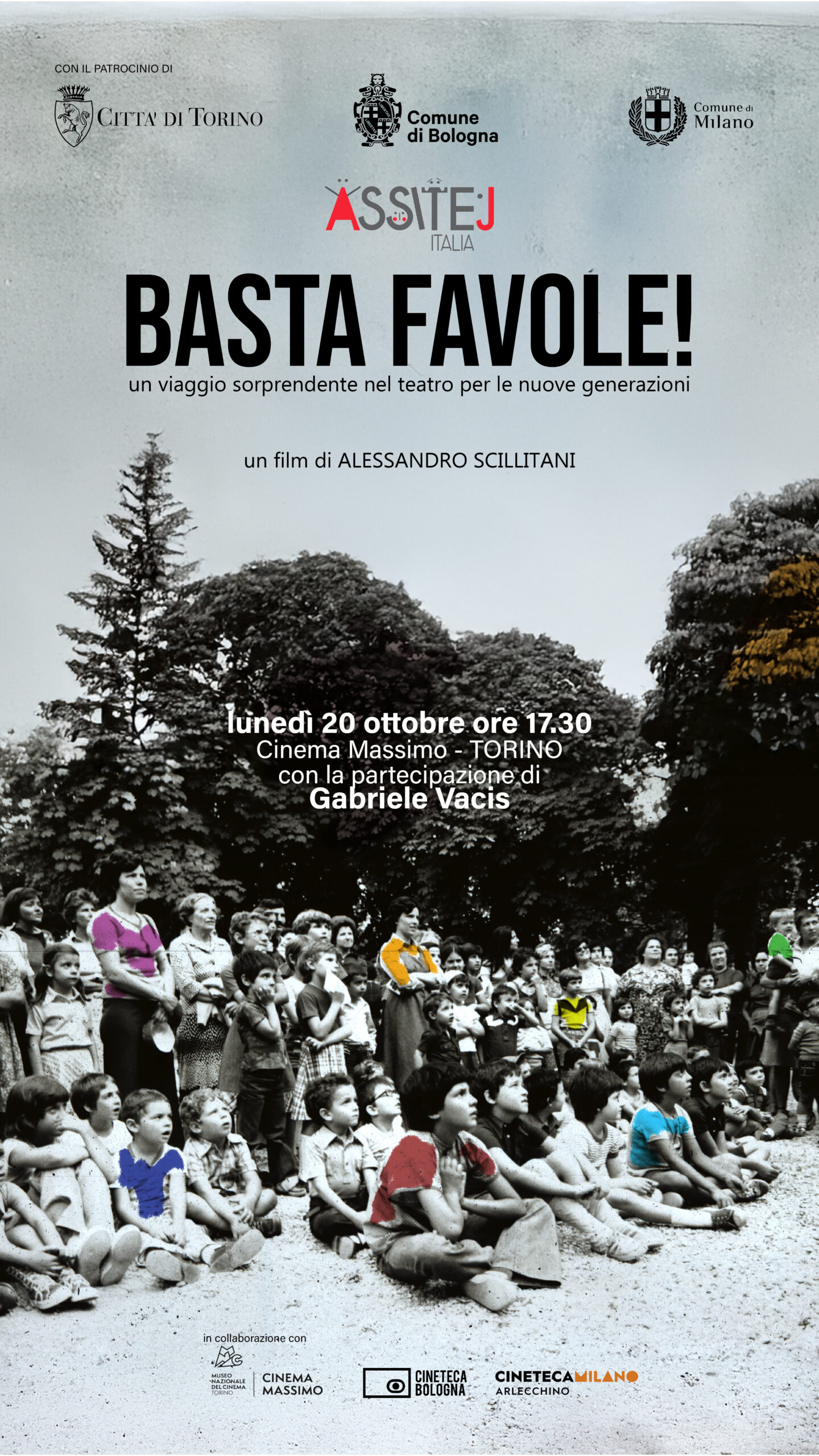 Calendario 57 20 ottobre sala 1 basta favole torino ledwall scaled